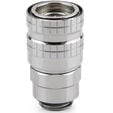 Thermal Grizzly DeltaMate Quick Disconnect Female - M, Gloss Nickel image number null