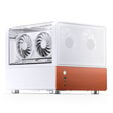 Jonsbo V12 PC Case, Mini Tower, Micro-ATX - White image number null