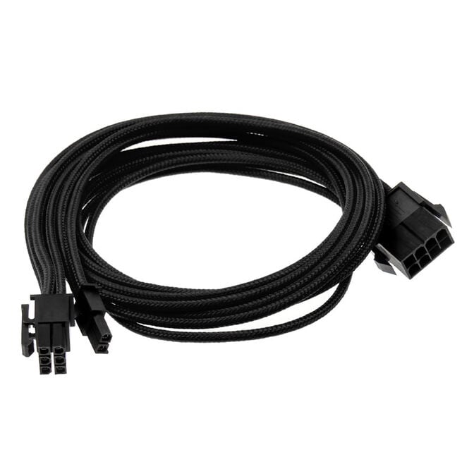 PHANTEKS 6+2-Pin PCIe Verl&auml;ngerung 50cm - sleeved schwarz image number 1