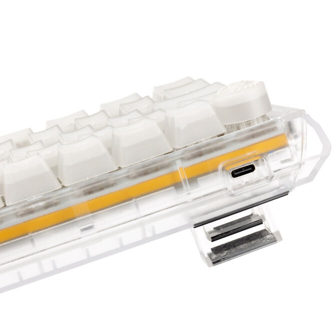 Ducky One 3 Aura White Mini Gaming Keyboard, RGB LED - MX-Silver image number 7