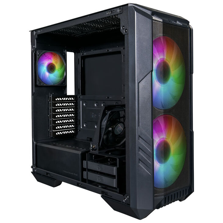 Cooler Master HAF 500, Midi-Tower, ARGB, Tempered Glass - schwarz image number 5