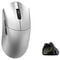 WLMouse Beast G Max Gaming-Maus, 8.000Hz - silber