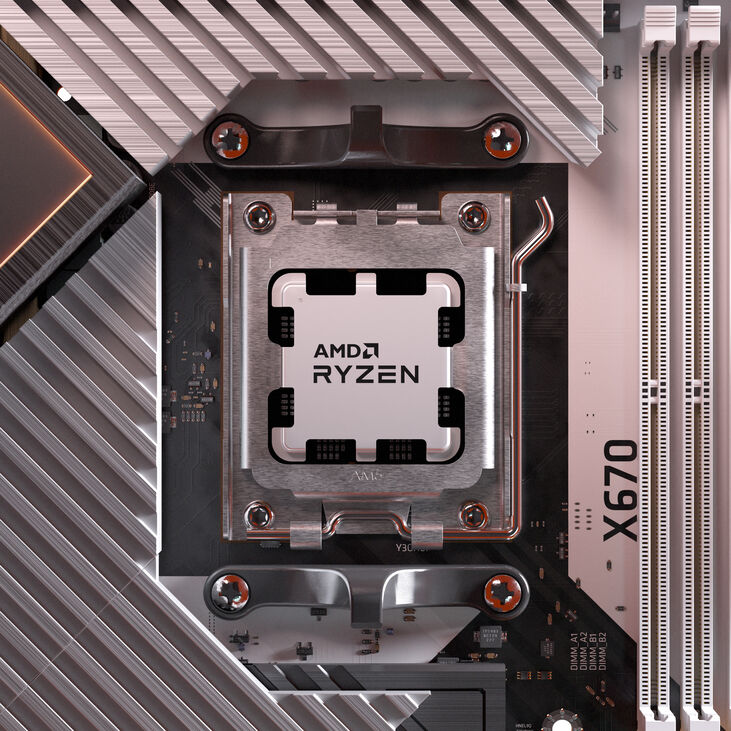AMD Ryzen 7 8700F 5.0 GHz (Phoenix) AM5 - boxed, with cooler image number 7