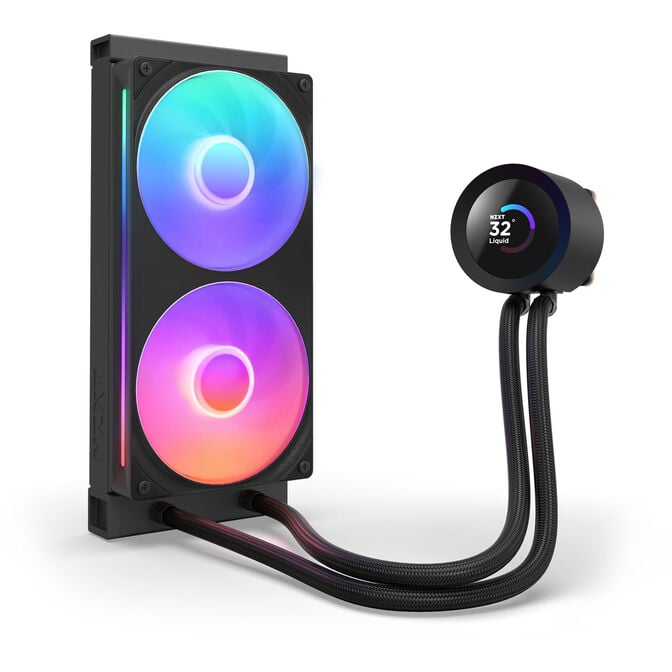 NZXT Kraken Plus 240 RGB AiO Water Cooling - 240mm, black image number 2