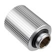 EK Water Blocks EK-Quantum Torque G1/4 Inch Extension Straight Fitting 28mm - Satin Titanium image number null