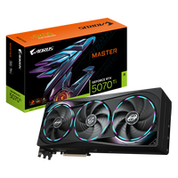 GIGABYTE Aorus GeForce RTX 5070 Ti Master 16G, 16384 MB GDDR7  Aorus GeForce RTX 5070 Ti Master 16G, 16384 MB GDDR7