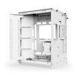 NZXT H9 Flow RGB PC Case, Mid-Tower, E-ATX, Tempered Glass - White image number null