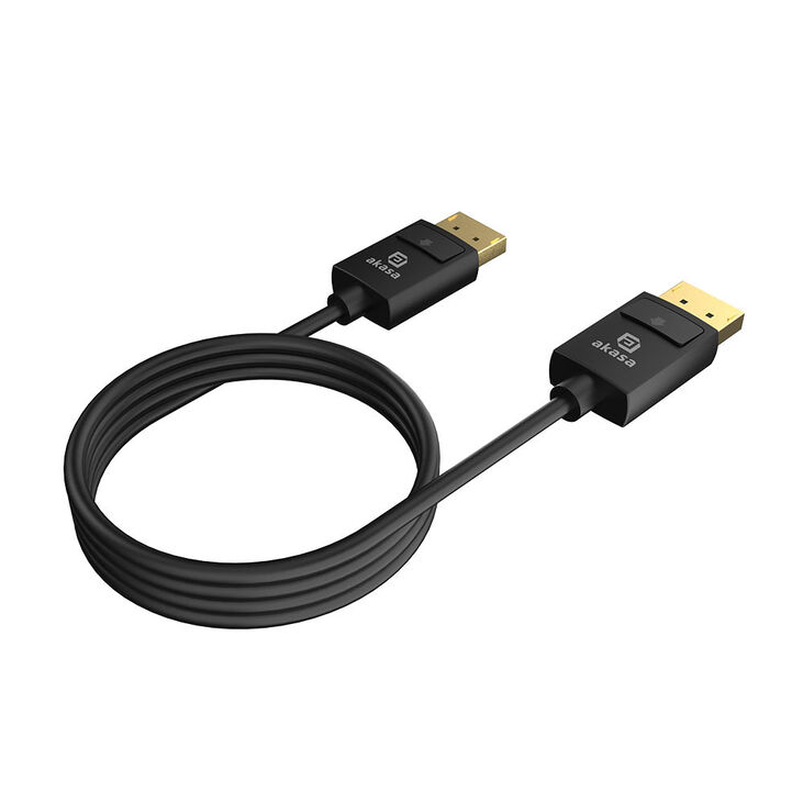 Akasa PROSLIM DisplayPort Cable, 8K@60Hz - 2m image number 1