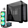 Lian Li O11 Vision Compact + TRYX PANORAMA ARGB Complete Water Cooling - black, 360mm image number null