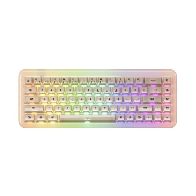 Akko YU01 Antique Jade Gaming Keyboard, RGB - 65%, V3 Piano Pro Switches (ISO) image number 2