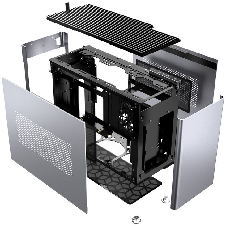Jonsplus i100 Pro Mini-ITX Gehäuse - silber image number 7