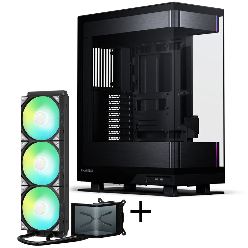 PHANTEKS Evolv X2 + TRYX PANORAMA SE ARGB Komplett-Wasserkühlung - schwarz, 360mm