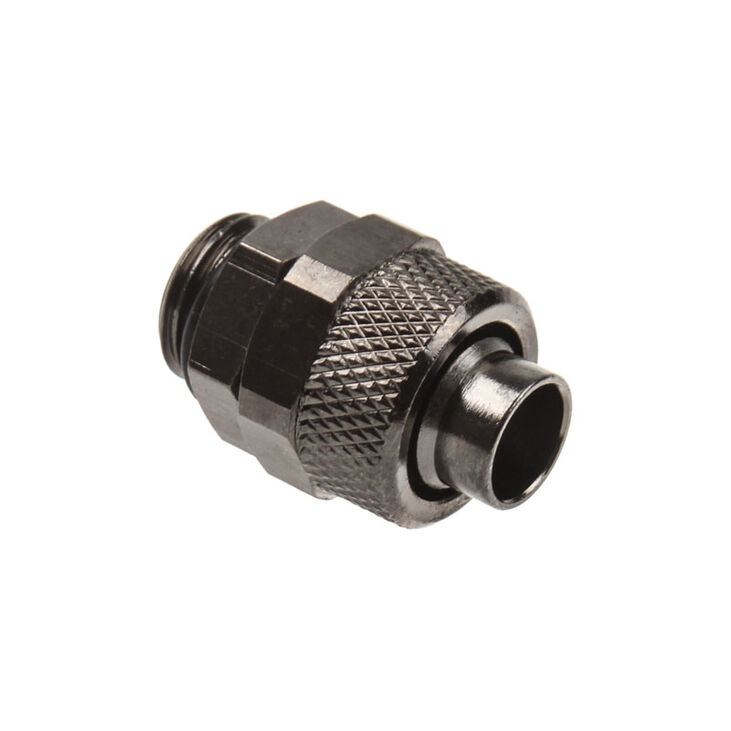 Connection straight G1/4 inch to 13/10mm - black nickel image number 0