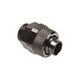 Connection straight G1/4 inch to 13/10mm - black nickel
