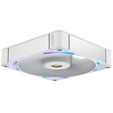 NZXT F140X RGB Case Fan, LCP Rotor, Hybrid Bearing, aRGB - White, 140mm image number null