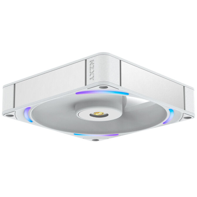 NZXT F140X RGB Case Fan, LCP Rotor, Hybrid Bearing, aRGB - White, 140mm image number 4
