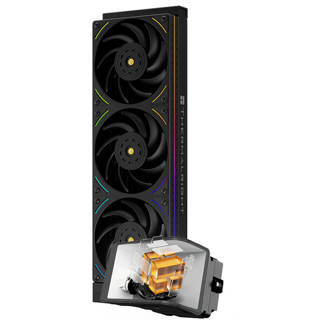 Thermalright Wonder Vision 360 UB ARGB AiO-Wasserk&uuml;hlung, ARGB, 6,67&rdquo; OLED-Display &ndash; 360mm, schwarz image number 0