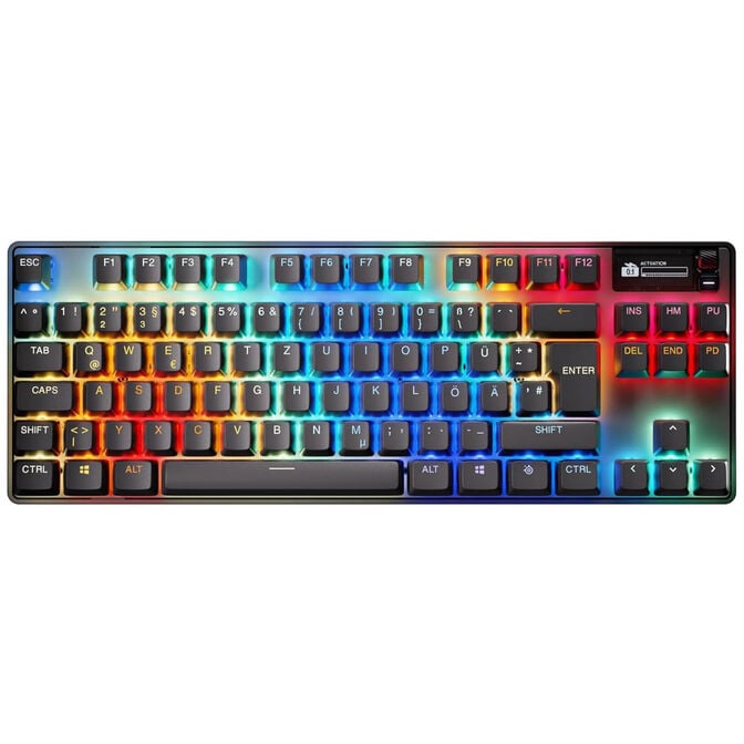 SteelSeries Apex Pro TKL Gen 3 Wireless Gaming Keyboard, TKL Keyboard (80%), OLED Display, OmniPoint 3.0 Switches, RGB &ndash; ISO (DE) image number 2