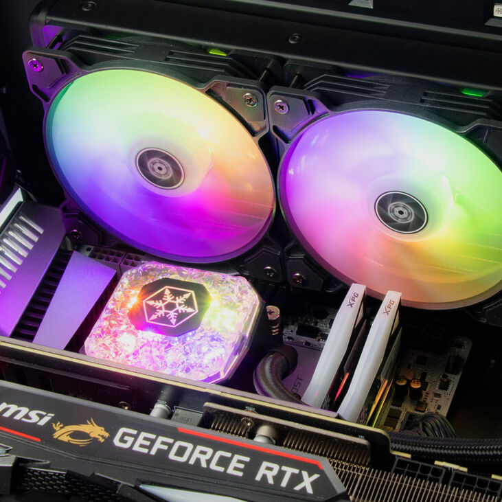 SilverStone IceGem 280 AIO Cooler, ARGB - 280 mm image number 9