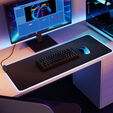 Hyte CNVS Intense Play Mat qRGB Gaming Mousepad - black image number null