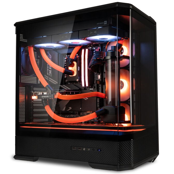 Gaming PC Configurator Chainsaw, AMD Ryzen 9 9800X3D, NVIDIA GeForce RTX 5070Ti - Custom Water Cooling image number 0
