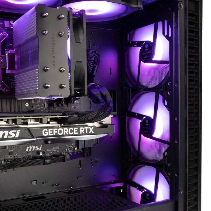 Gaming PC Mach 3.1 powered by MSI, AMD Ryzen 7 5700X3D, NVIDIA GeForce RTX 5070 - Pre-built PC image number 6