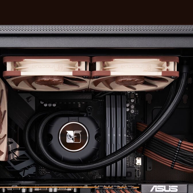 Noctua NL-LC1-24 AiO-Wasserk&uuml;hlung - 240mm, schwarz/braun image number 3