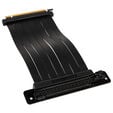 PHANTEKS PCIe x16 Riser flat cable, 90 degrees, 22cm - black image number null
