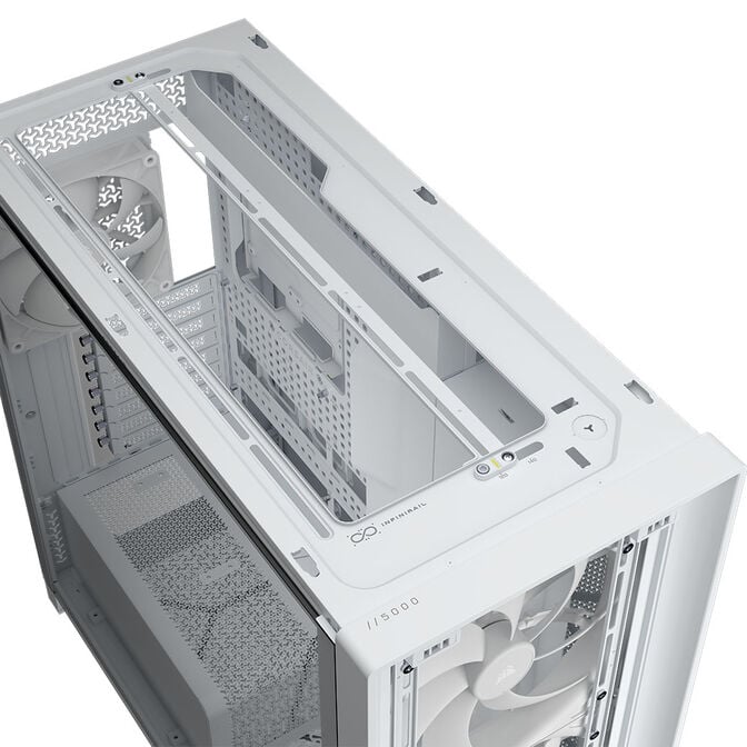 Corsair FRAME 5000D Wood RS PC-Geh&auml;use, Midi-Tower, E-ATX, Tempered Glass - inklusive 3x L&uuml;fter, wei&szlig;, Holz image number 10