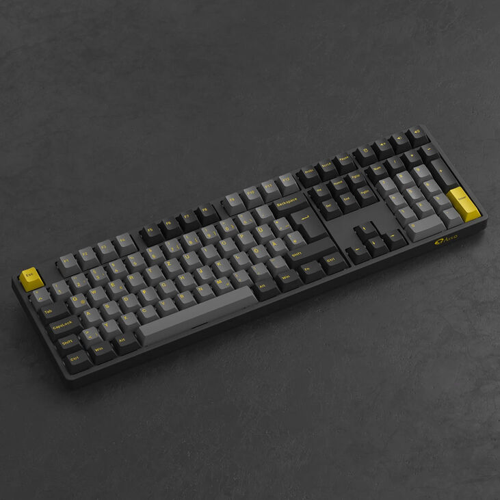 AKKO Black & Gold 5108B Plus Wireless Gaming-Tastatur, RGB, - V3 Cream Blue Pro Switch, schwarz, ISO (DE) image number 1
