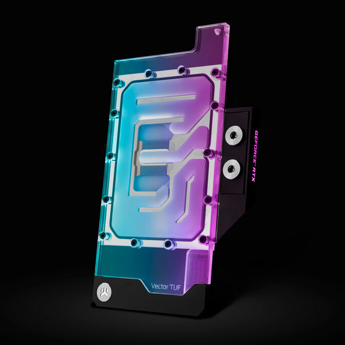 EK Water Blocks EK-Quantum Vector TUF RTX 3070 D-RGB - Nickel + Acryl image number 4