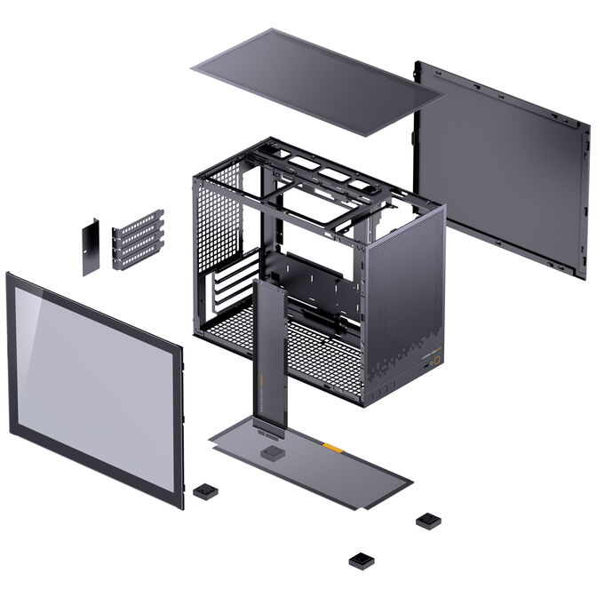 Jonsbo D32 STD Black PC-Geh&auml;use, Mini-Geh&auml;use, mATX, Tempered Glass - schwarz image number 13