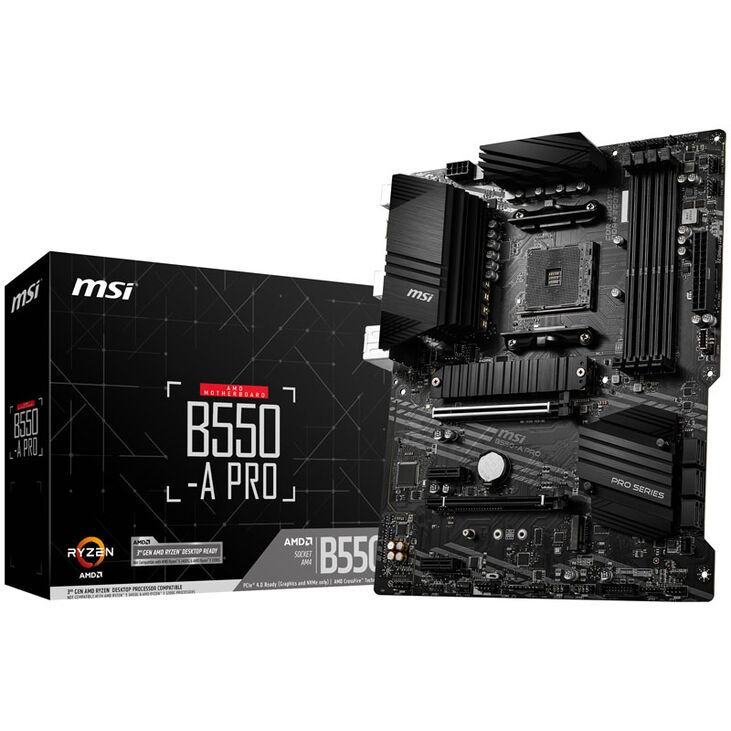 MSI B550-A Pro, Sockel AM4, AMD B550-A, ATX - DDR4 image number 0