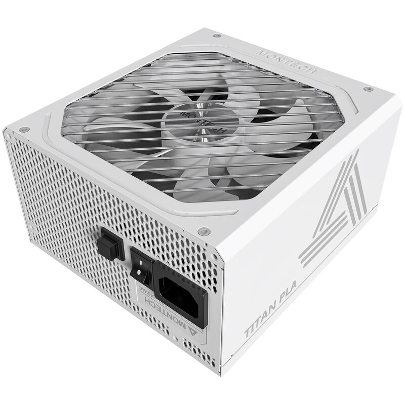 Montech Titan PLA 1200W, 80 PLUS & Cybenetics Platinum, modular, PCIe 5.1 - 1200 Watt. weiß