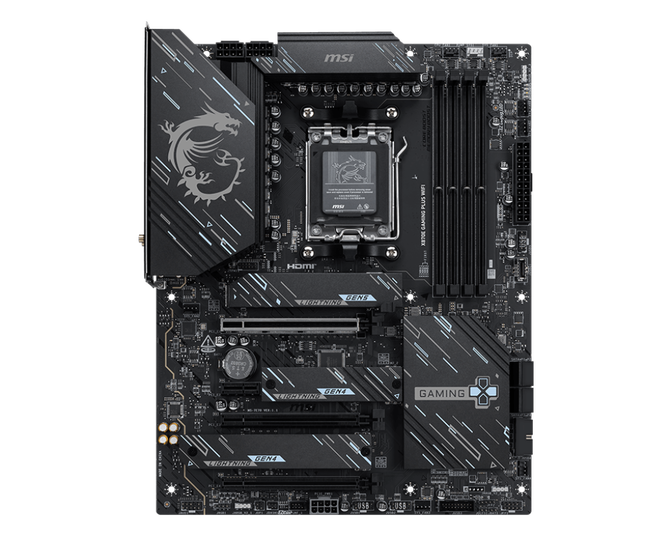 MSI X870E Gaming Plus WiFi7 Mainboard, Sockel AM5, AMD X870E, ATX, DDR5 image number 1