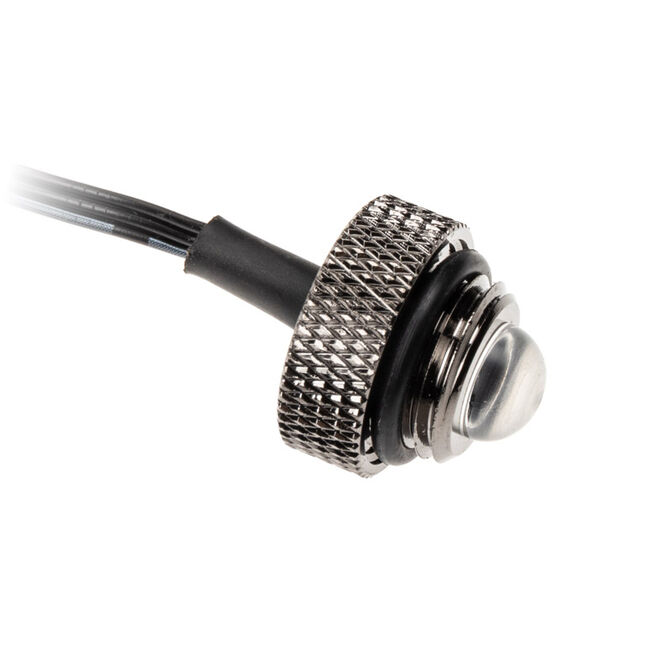 XSPC ARGB LED Stop Plug, G1/4, 5V 3Pin - black/chrome image number 0