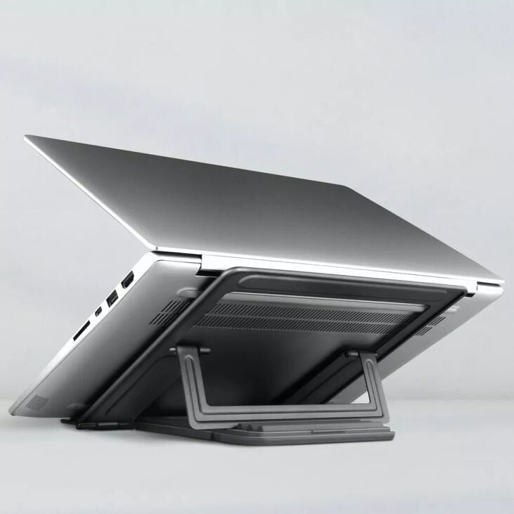AXAGON STND-L Laptopständer, 10-16 Zoll - Aluminium, grau image number 3