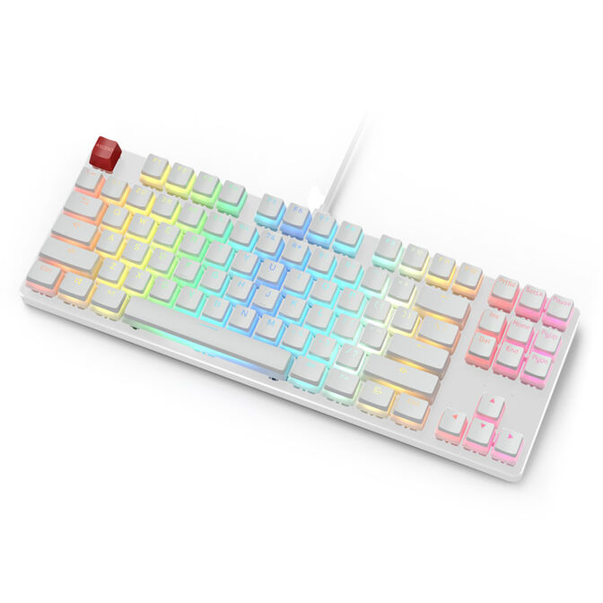 Glorious Aura Keycaps - 105 Keycaps, ANSI, US-Layout, wei&szlig; image number 2