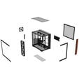 Thermaltake View 380 WS ARGB PC Case, Mid Tower, ATX, ARGB, Tempered Glass - Black image number null