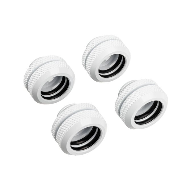 Corsair Hydro X Series XF Hardline Anschluss gerade G1/4 auf 14mm AD Hardtube - 4er Pack, wei&szlig; image number 0