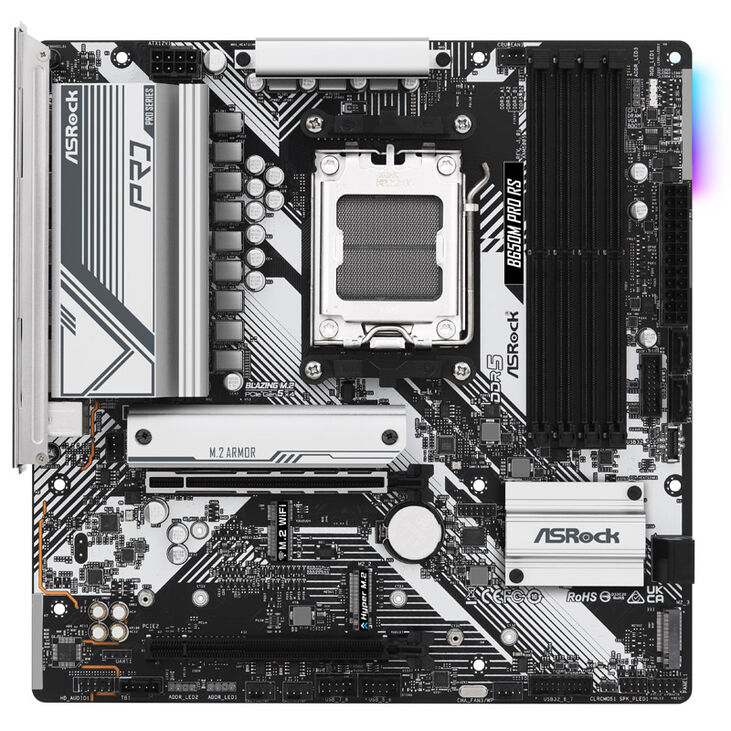 ASRock B650M Pro RS, AMD B650 Mainboard - Sockel AM5, DDR5 image number 2