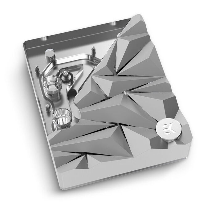 EK Water Blocks EK-Quantum Velocity&sup2; Edge D-RGB - AM5 Silver Special Edition image number 1