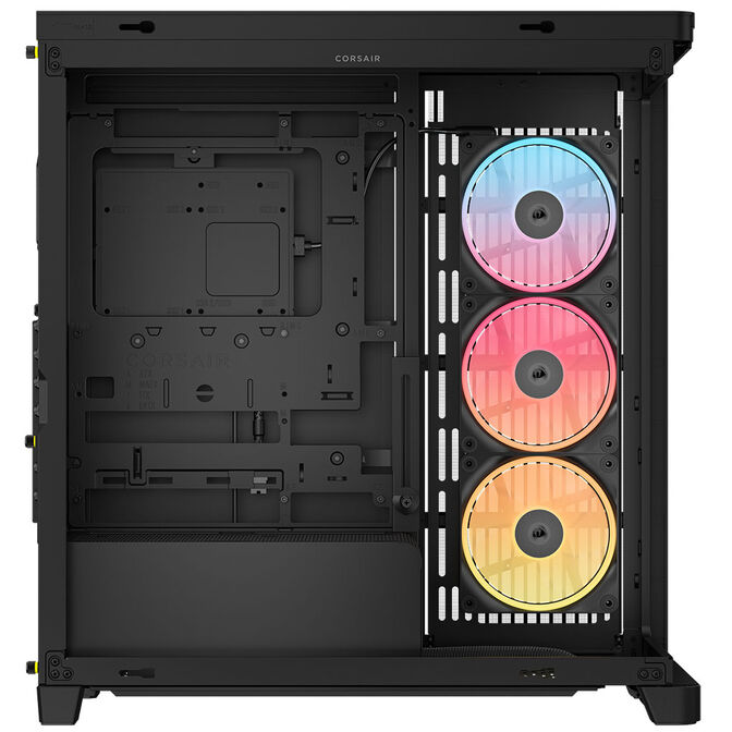 Corsair FRAME 4500X LX-R RGB PC Case, Mid-Tower, E-ATX, Tempered Glass - Black image number 6