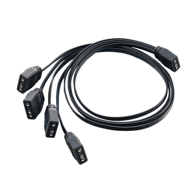 SilverStone ARGB 4-way splitter cable - 30cm image number 0