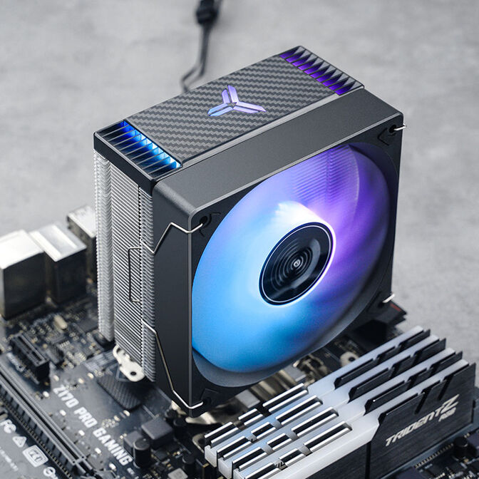 Jonsbo CR-1000 EVO ARGB CPU Cooler, 120mm - black image number 8