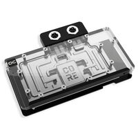 Alphacool Core RX 9070 Quicksilver/Swift GPU Water Block, ARGB, with Backplate - Acrylic