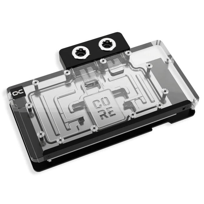 Alphacool Core RX 9070 Quicksilver/Swift GPU Water Block, ARGB, with Backplate - Acrylic image number 0