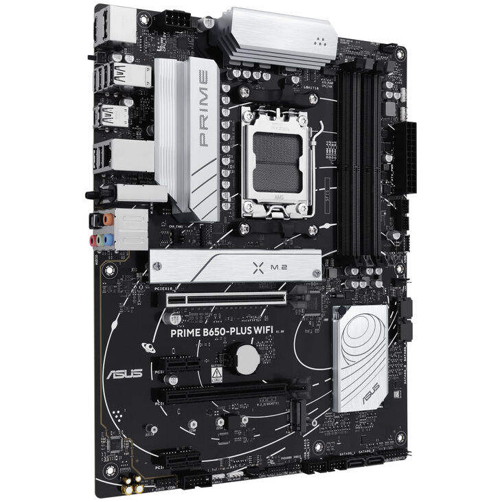 ASUS Prime B650-Plus WiFi Mainboard, Sockel AM5, AMD B650, ATX, DDR5 image number 6