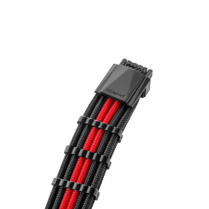 CableMod PRO ModMesh 12VHPWR auf 3x PCI-e Kabel - 45cm, schwarz/rot image number 1