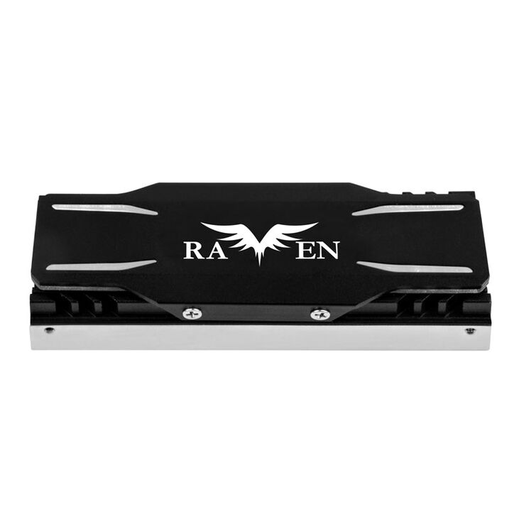 SilverStone SST-TP03-ARGB - M.2 SSD cooler with ARGB - black image number 3